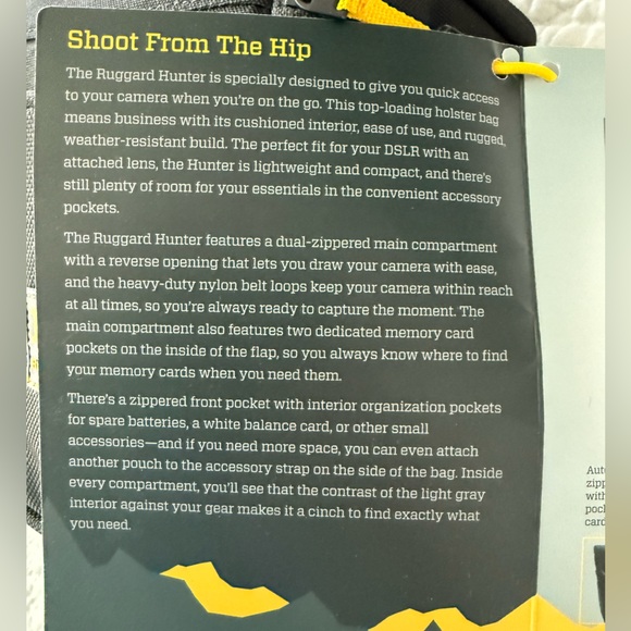 NWT Black Camera Bag - Picture 12 of 12